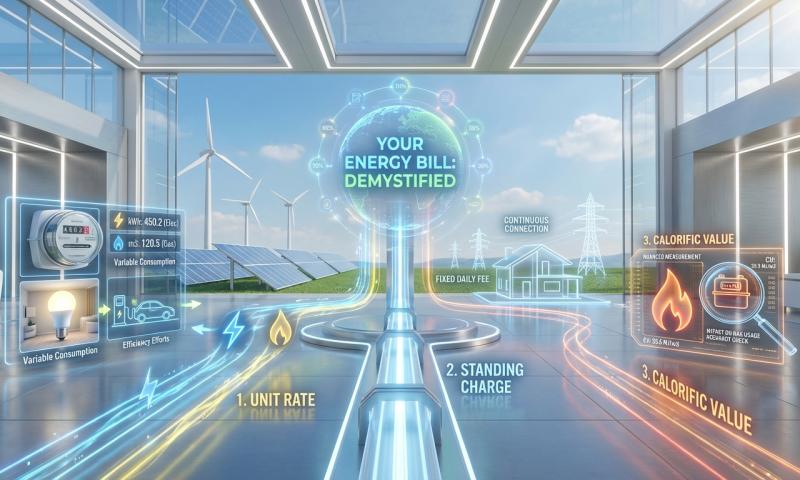 Demystifying Your Energy Bill: Unit Rate, Standing Charge & Calorific Value Explained